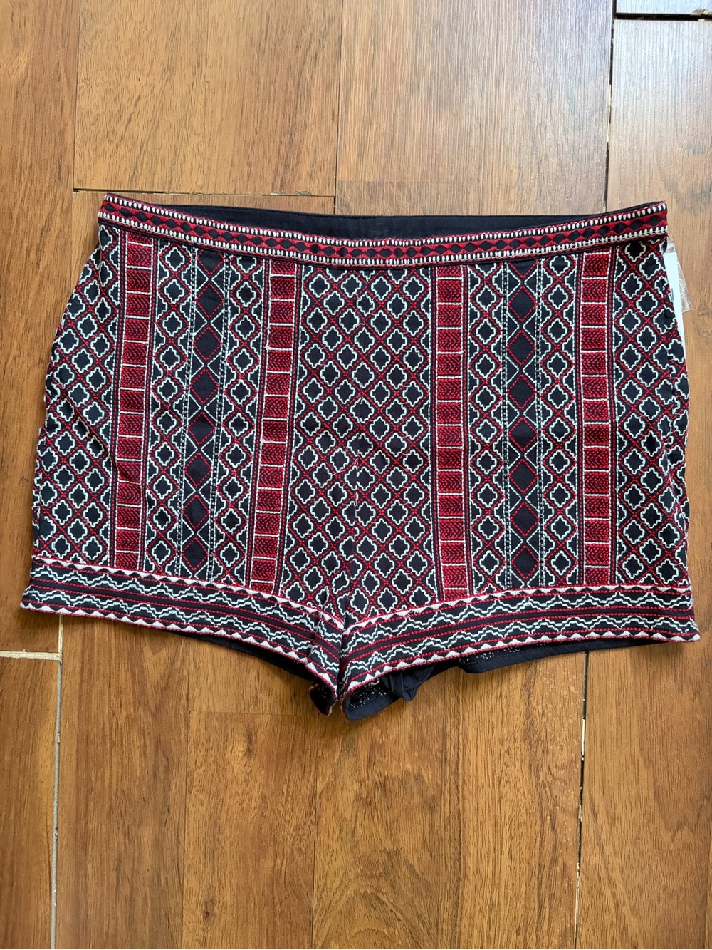 F21 NWT embroidered and beaded micro shorts